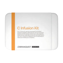 DermaQuest C Infusion Kit with antioxidant serums and SPF for hydration, brightening, and anti-aging protection.