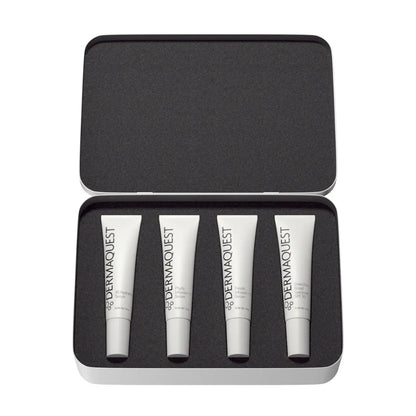 DermaQuest C Infusion Kit featuring Advanced B5, Phytic + C, Ferulic + C serums and SPF for brightening and repairing skin.