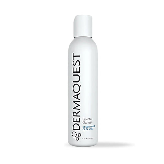 Dermaquest Essential Daily Cleanser – gentle exfoliating face wash with papaya and pineapple enzymes for smooth, hydrated skin.
