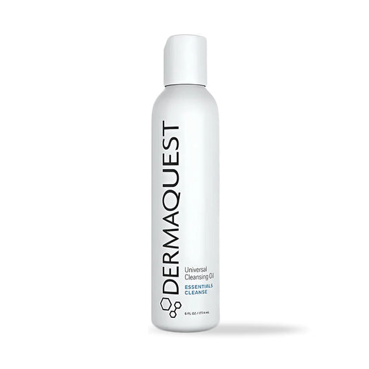 Dermaquest Universal Cleansing Oil – non-comedogenic oil cleanser that removes makeup, dirt, and excess oil while hydrating and nourishing the skin.
