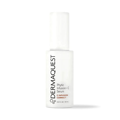 Dermaquest Phytic Infusion + C Serum – brightening antioxidant serum with Vitamin C & Phytic Acid.