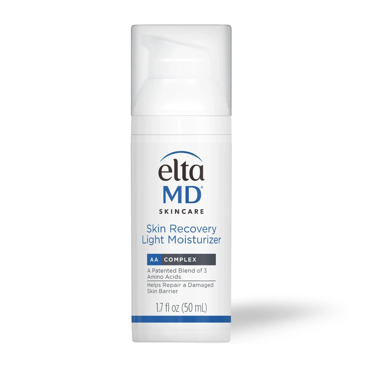 EltaMD Skin Recovery Light Moisturizer – lightweight, non-greasy hydration with AAComplex to restore and protect the skin barrier.