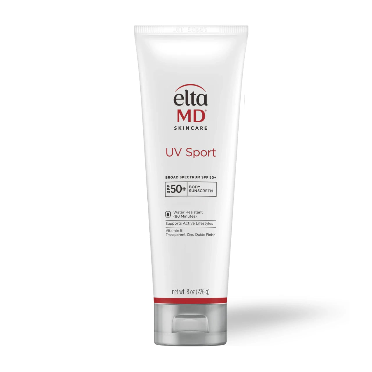 EltaMD UV Sport Broad-Spectrum SPF 50+ sunscreen, designed for active lifestyles, offering water-resistant, sweat-proof protection suitable for all skin types.