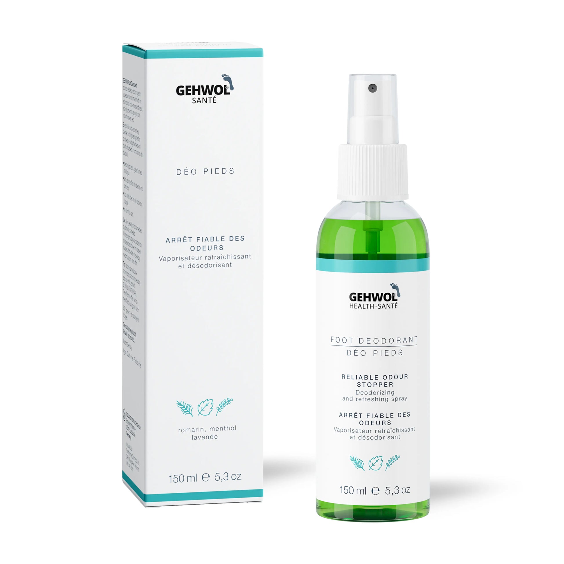 Gehwol Foot Deodorant All-Day Freshness Spray with Box – Odor Neutralizing Foot Care