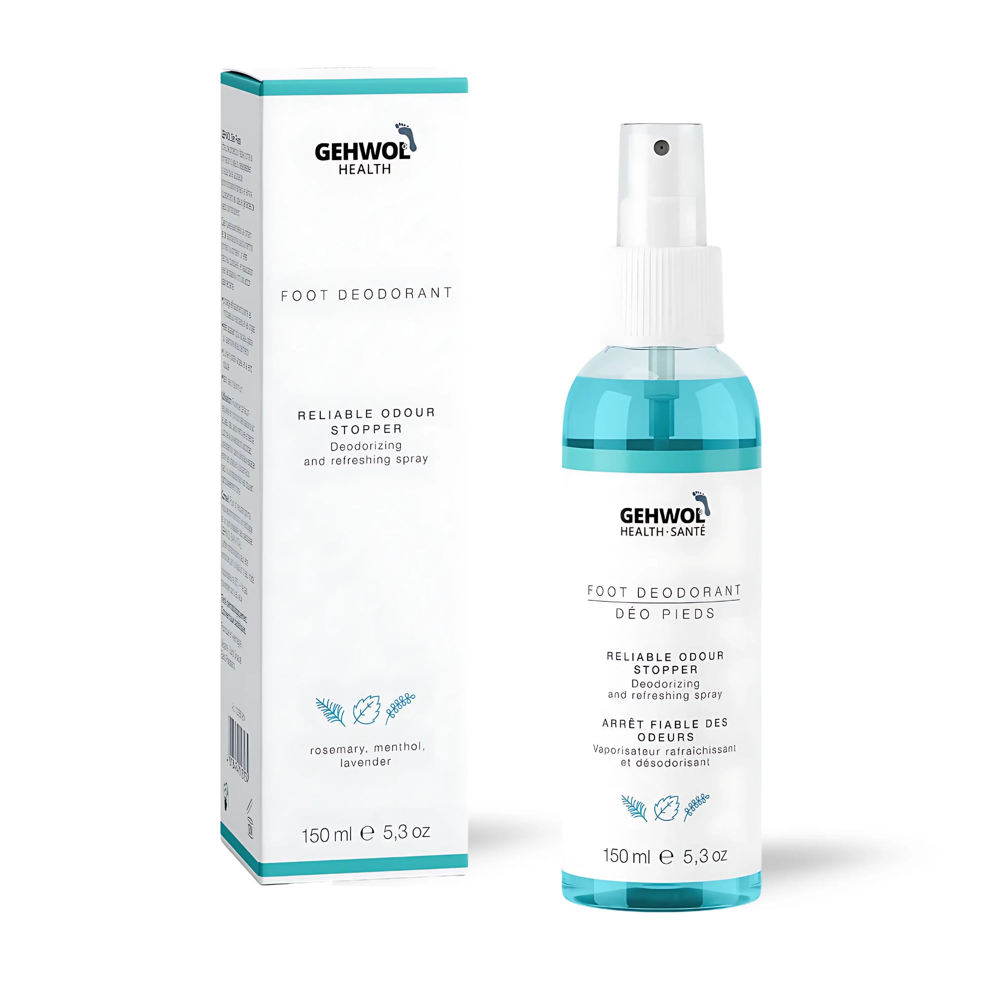 Gehwol Foot Deodorant All-Day Freshness Spray – Odor Neutralizing Foot Care