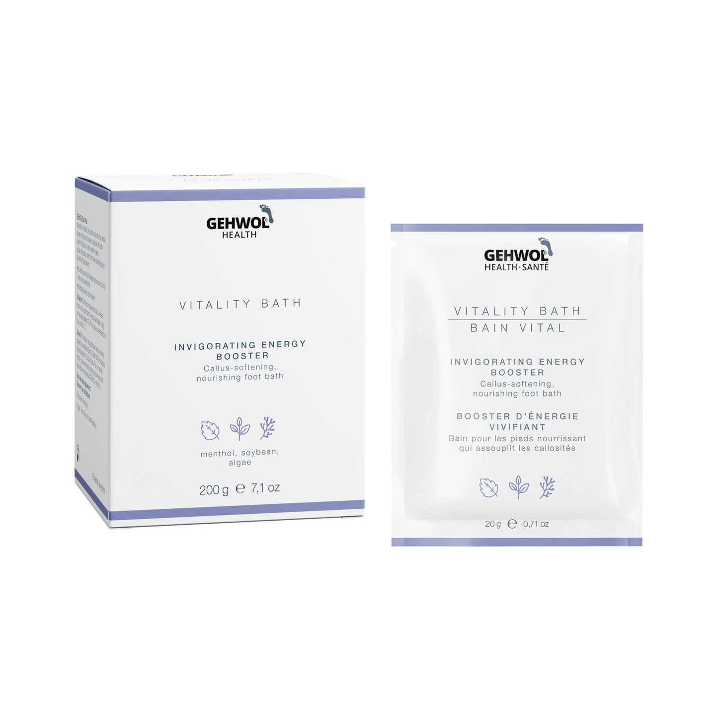 Gehwol Vitality Bath with Box Foot Soak for Callus Softening and Hydration