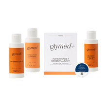 GlyMed Plus Acne Grade 1 Essentials Kit – A complete skincare system with Salicylic Acid and Benzoyl Peroxide to manage acne, reduce oil, and refine skin texture.