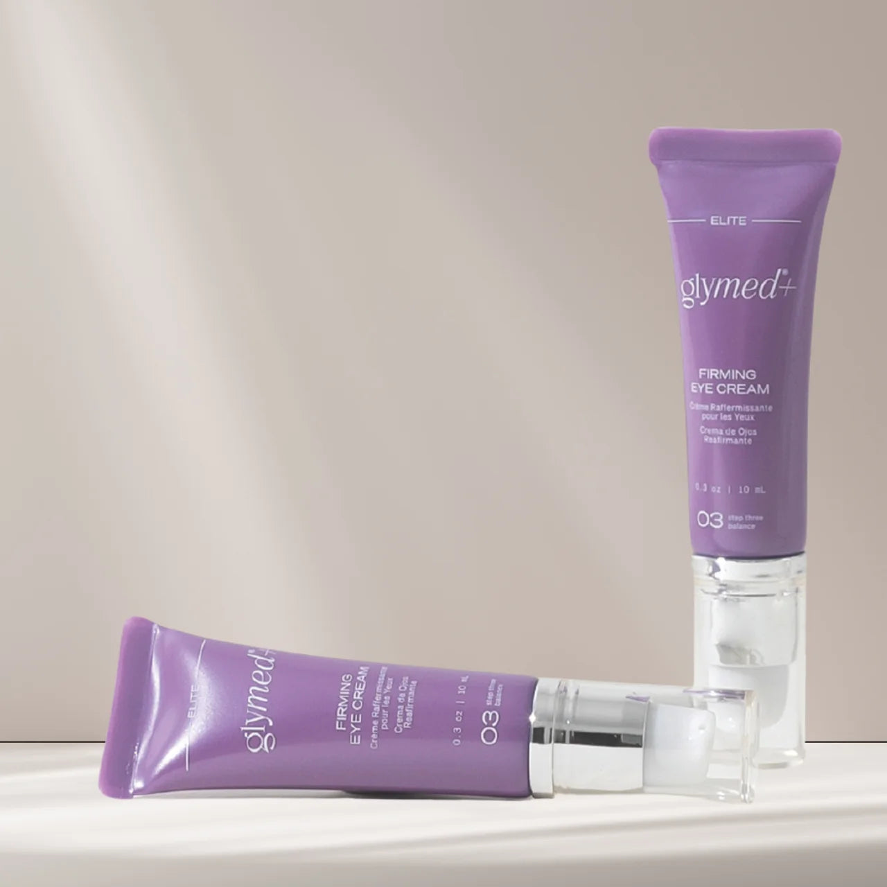 GlyMed Firming Eye Cream plumps and firms the delicate eye area, enhancing elasticity for a youthful look.