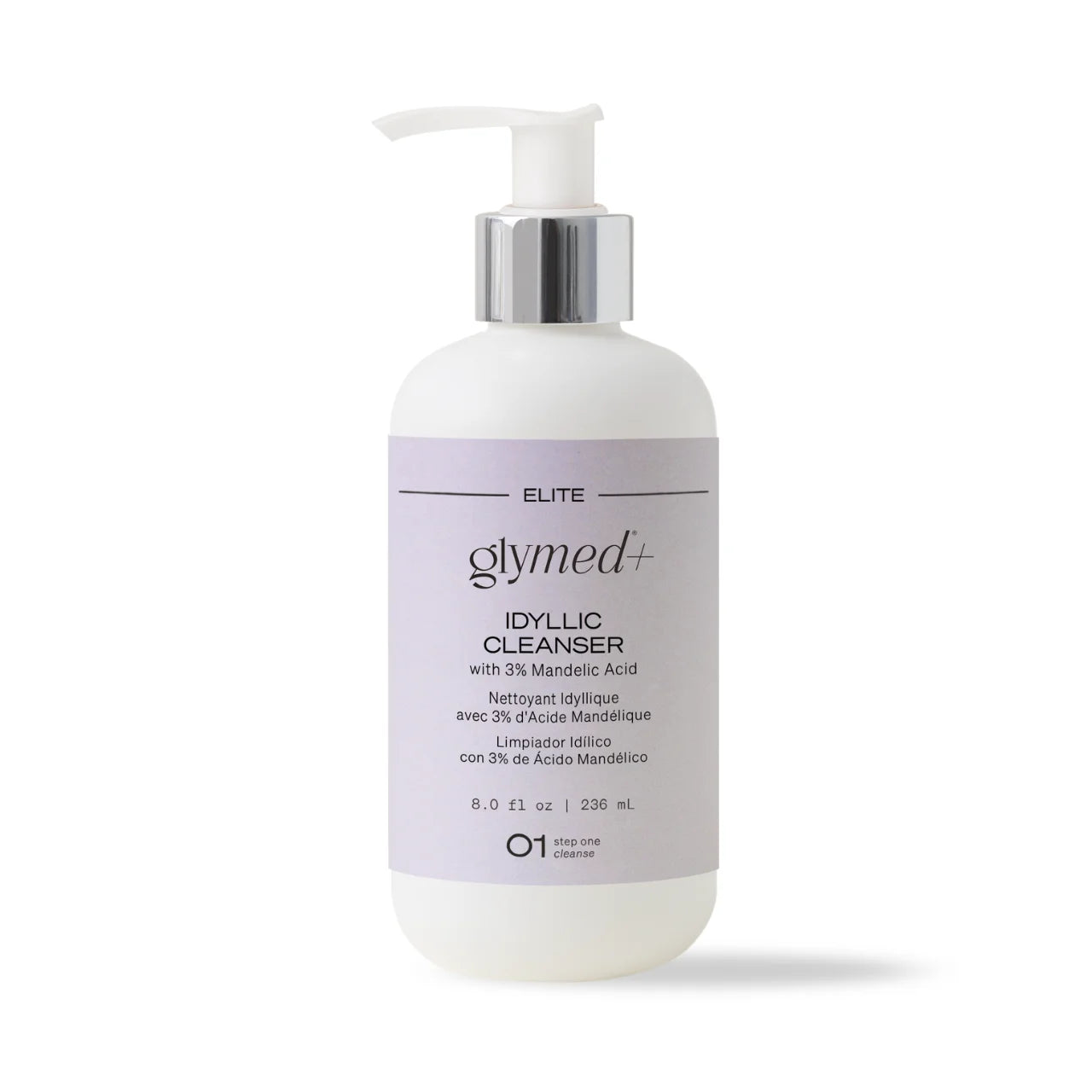 GlyMed Idyllic Cleanser with Mandelic Acid – gentle exfoliating cleanser for minimizing pores, brightening skin, and preventing acne breakouts.