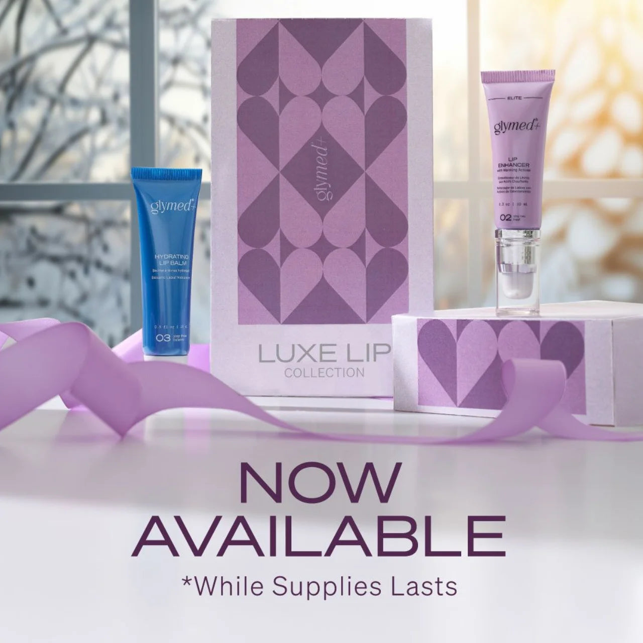 GlyMed Plus Luxe Lip Collection hydrates and nourishes lips, leaving them soft and supple.