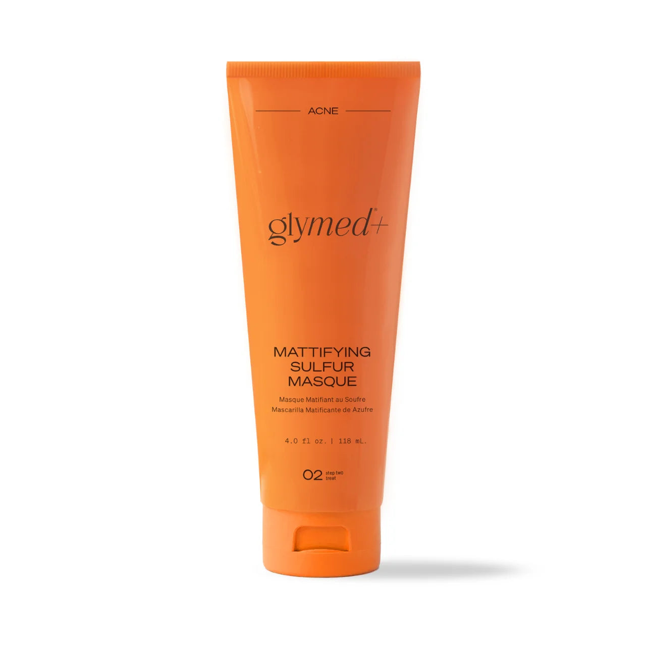 GlyMed Mattifying Sulfur Masque - Treats acne and reduces inflammation with 10% sulfur, calming skin and clearing deep breakouts for a smoother complexion.