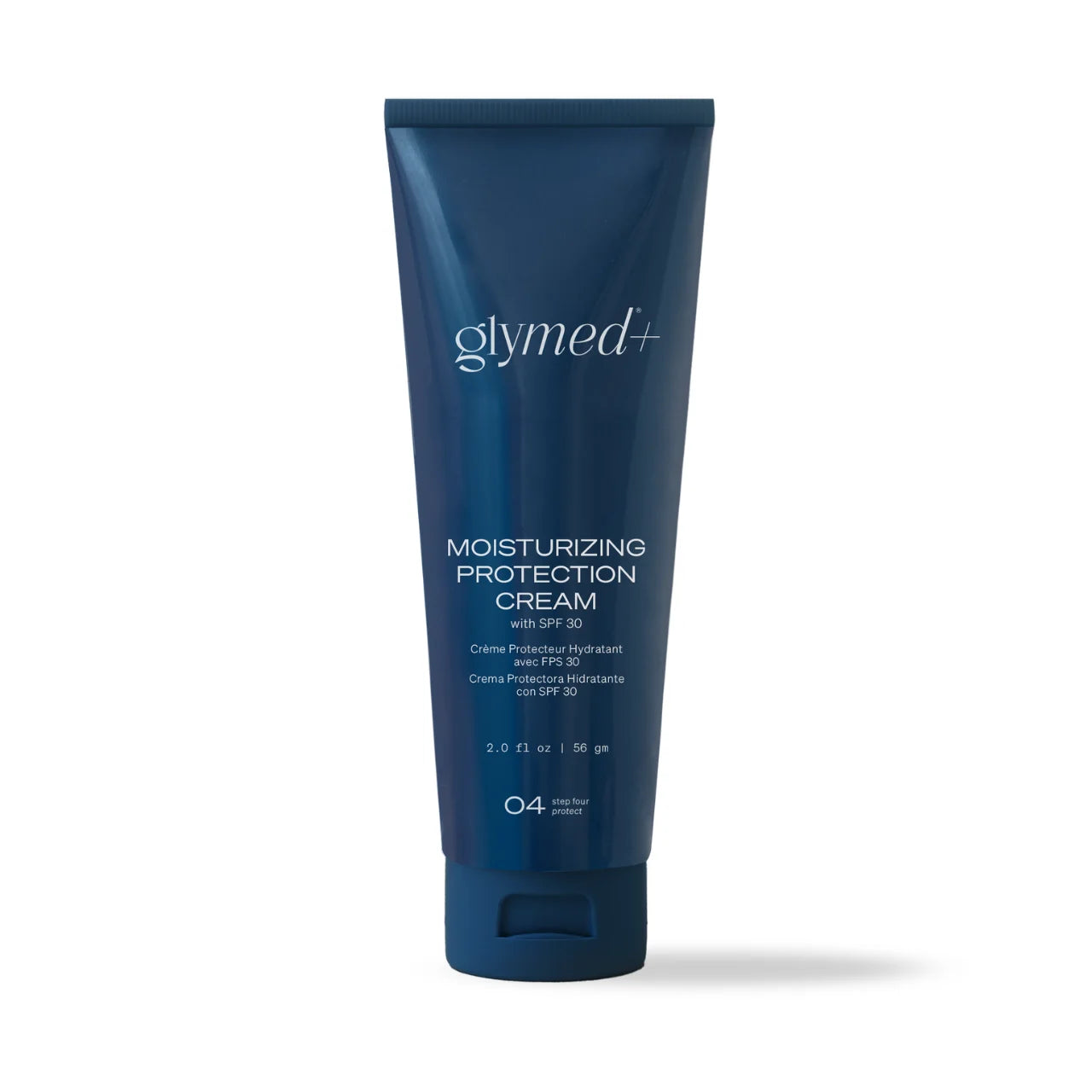 GlyMed Moisturizing Protection Cream with SPF 30 - Dual-function anti-aging moisturizer with sun protection, hydration, and antioxidant defense for all skin types.