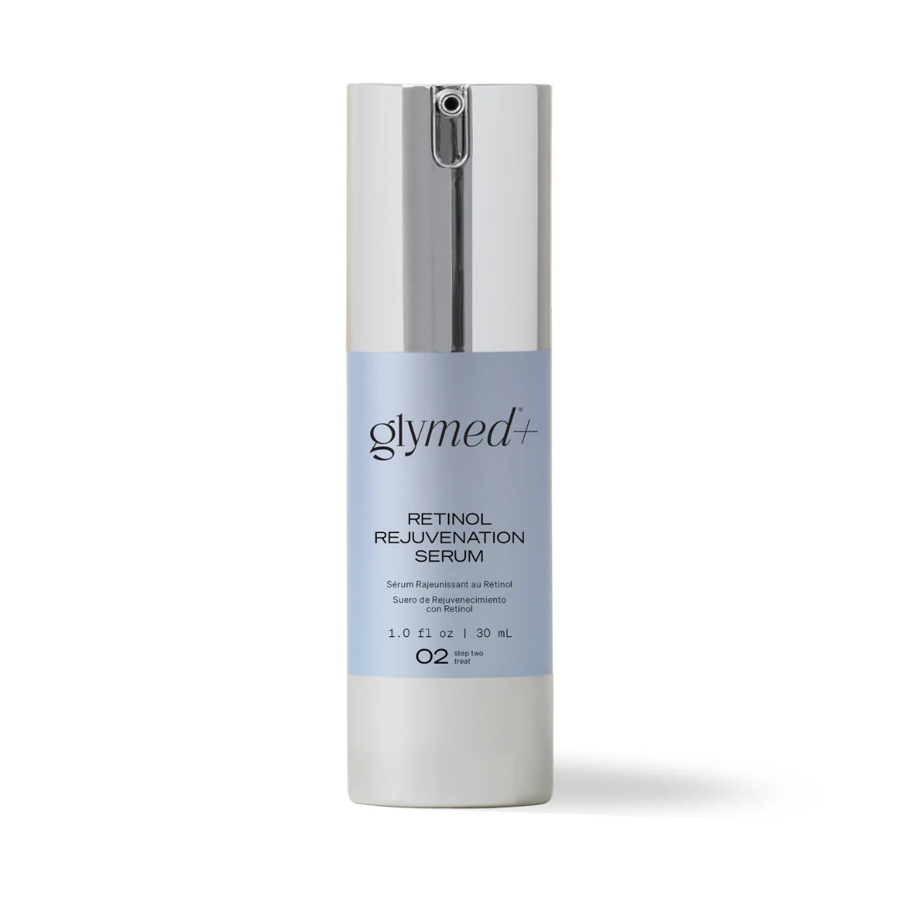 Retinol Rejuvenation Serum by GlyMed Plus - 5% retinol serum reduces fine lines, brightens complexion, improves texture, and boosts collagen for radiant skin.