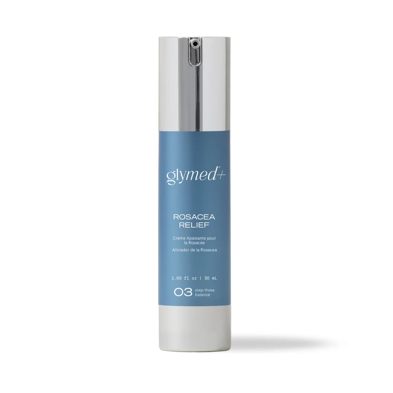 Rosacea Relief by GlyMed Plus - Reduces redness, calms irritation, hydrates, and repairs capillaries. Safe for all skin types, including sensitive and pregnancy-safe.