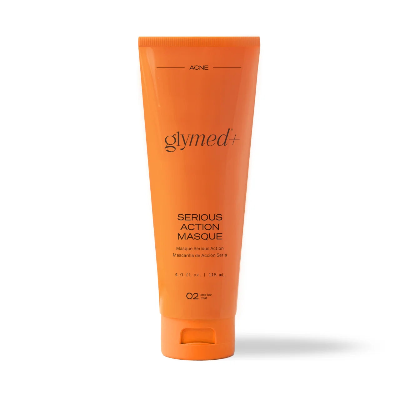 GlyMed Serious Action Masque - Exfoliating masque with salicylic acid, glycolic acid, tea tree oil, and clays to fight acne, reduce oil, and clarify skin.