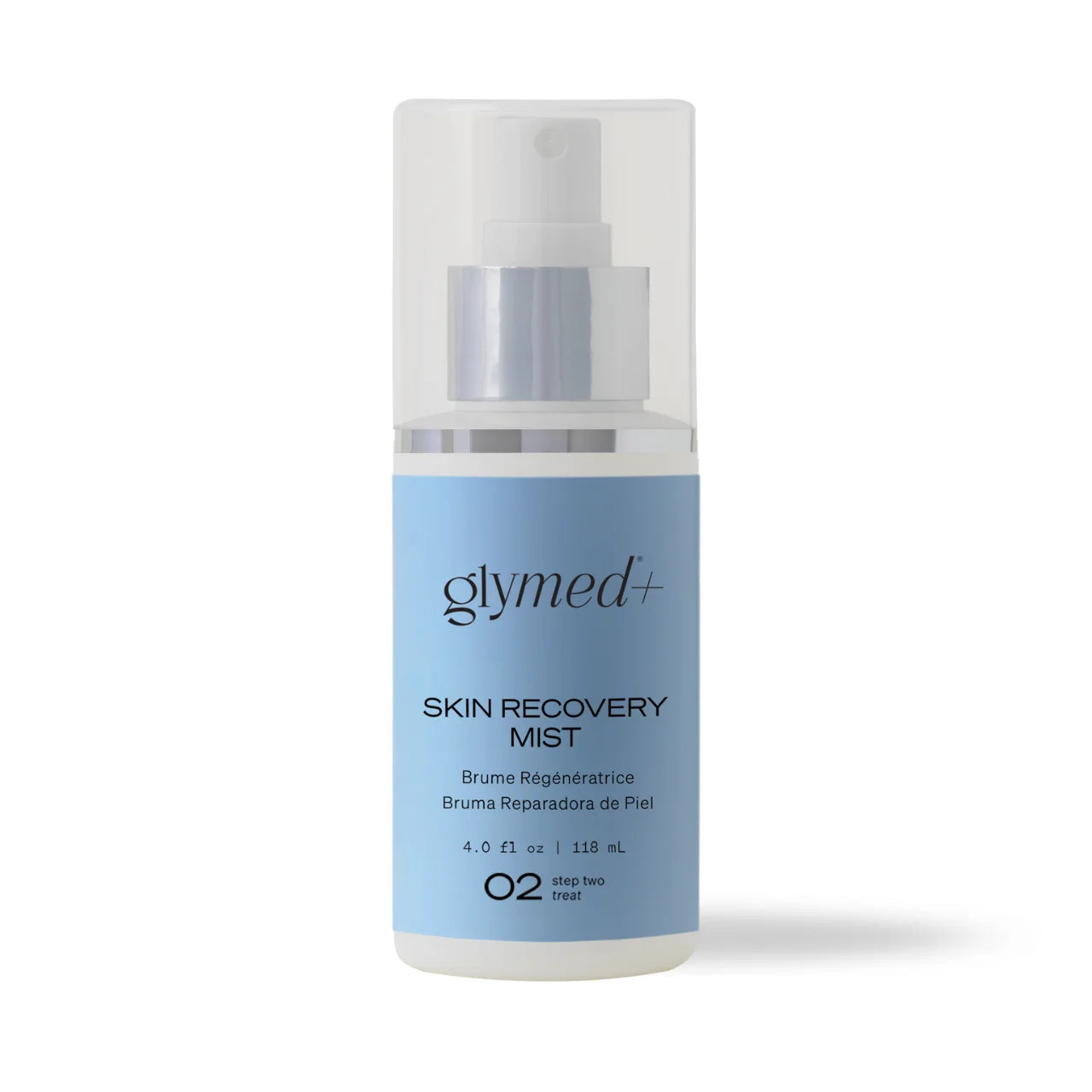 Skin Recovery Mist for hydration, soothing, and revitalizing the skin with hyaluronic acid, algae, and vitamin B.