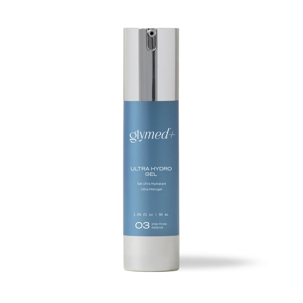 Ultra Hydro Gel by GlyMed Plus - 10% hyaluronic acid gel hydrates, soothes, and plumps skin. Ideal for acne-prone, sensitive, and dry skin. Safe for all ages.