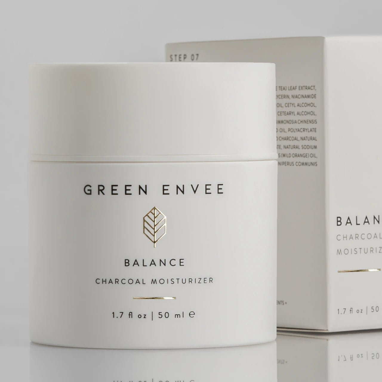 Green Envee Balance Charcoal Moisturizer promotes a healthy, refreshed, and clearer-looking complexion.