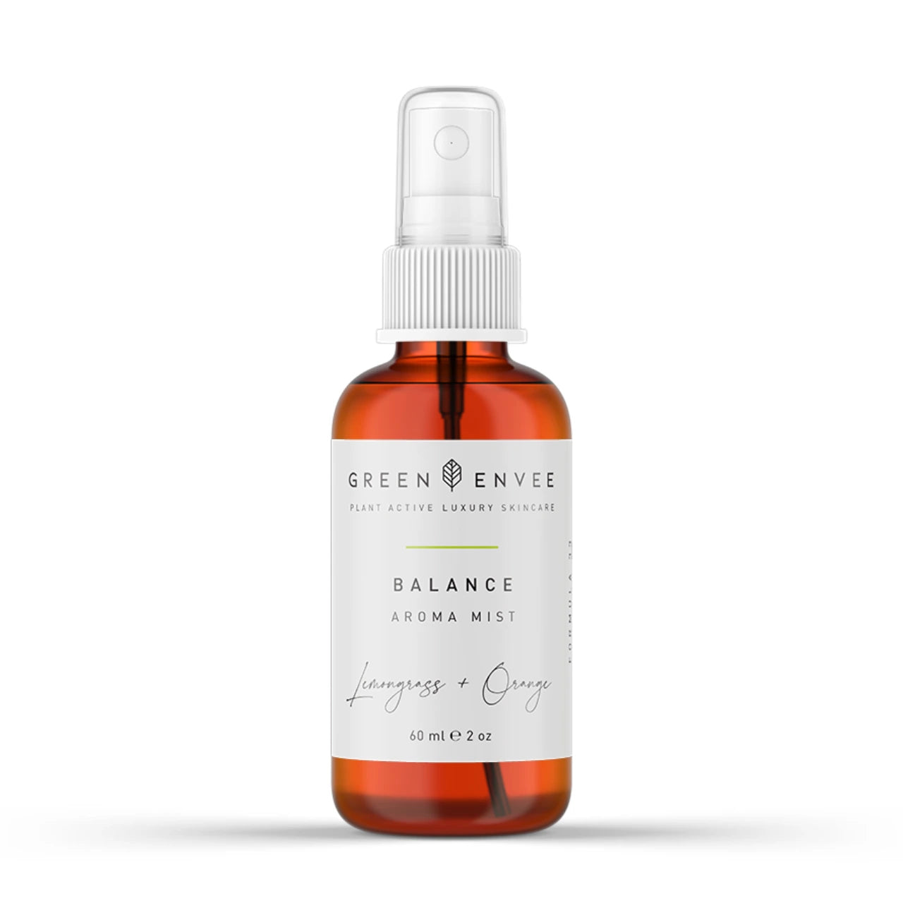 Green Envee Balance Purifying Aroma Mist refreshing spray for mood balance and natural purification.