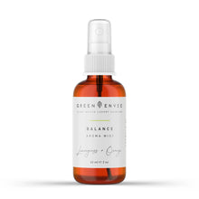 Green Envee Balance Purifying Aroma Mist refreshing spray for mood balance and natural purification.