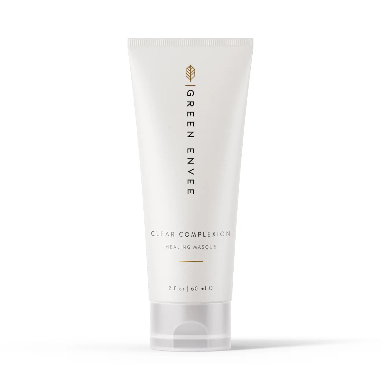 Green Envee Clear Complexion Healing Masque – detoxifying clay masque that clears pores, balances skin, and supports a healthy glow.