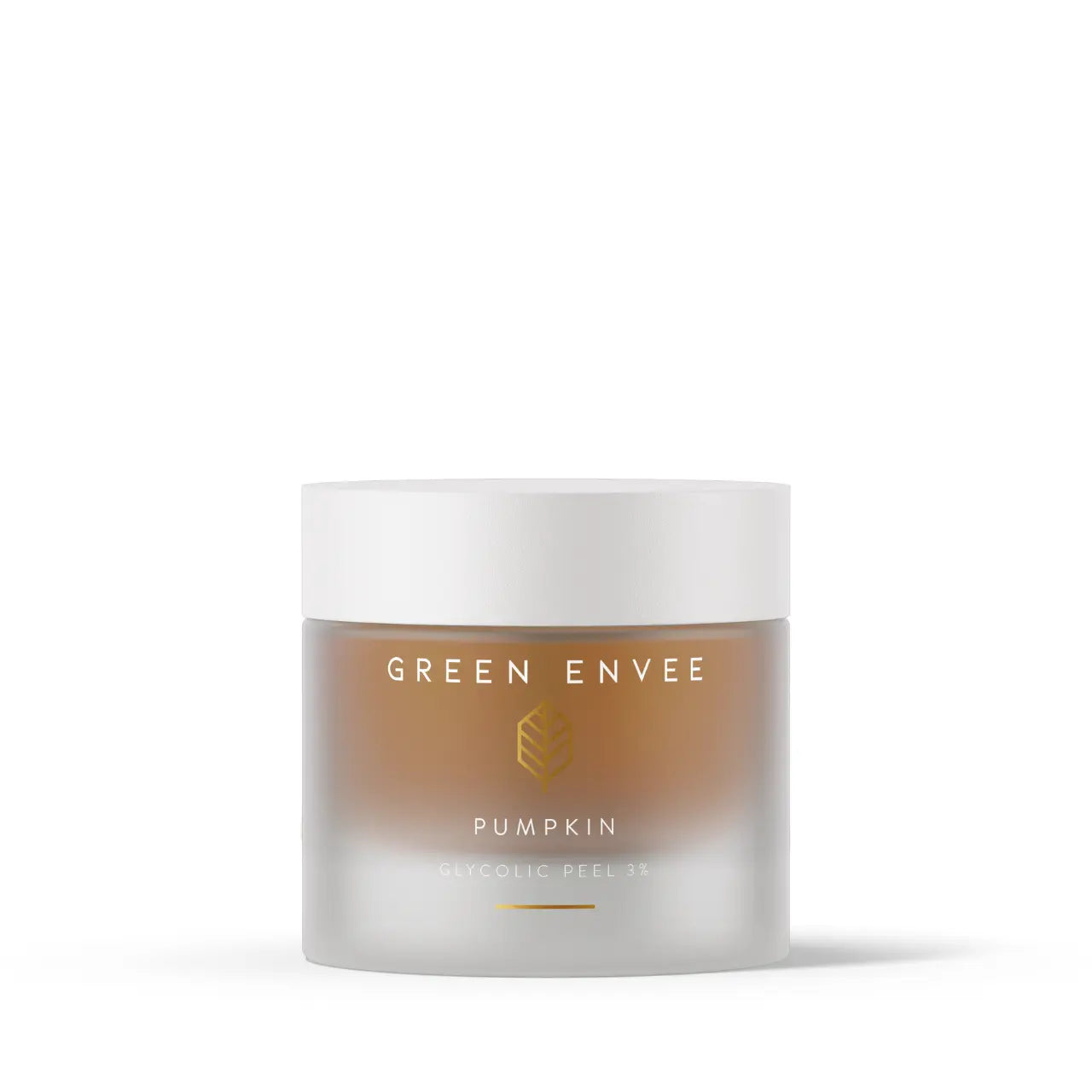 Green Envee Pumpkin Glycolic Peel 3% exfoliating peel for radiant, smooth, and youthful-looking skin.