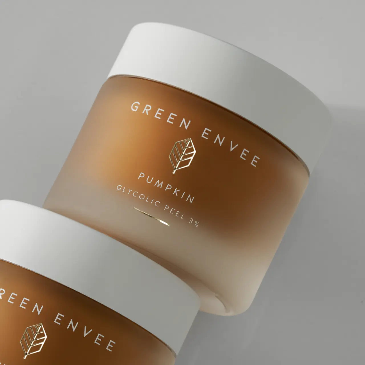 Green Envee Pumpkin Glycolic Peel 3% age-defying formula supporting youthful, healthy skin.