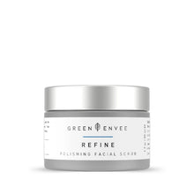 Green Envee Refine Polishing Facial Scrub exfoliates, hydrates, and smooths skin for a radiant, youthful look.