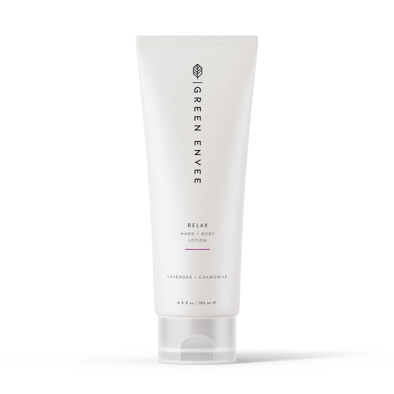 Green Envee Relax Calming Hand and Body Lotion for stress relief, hydration, and daily wellness.