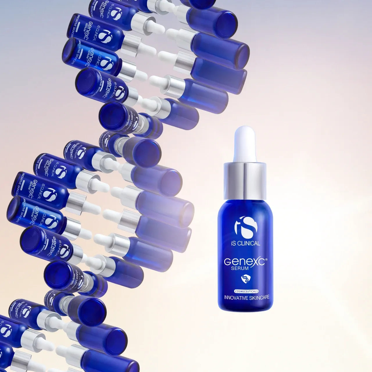 iS CLINICAL GeneXC Serum revitalizes and firms skin, reducing the appearance of fine lines and wrinkles for a youthful look.