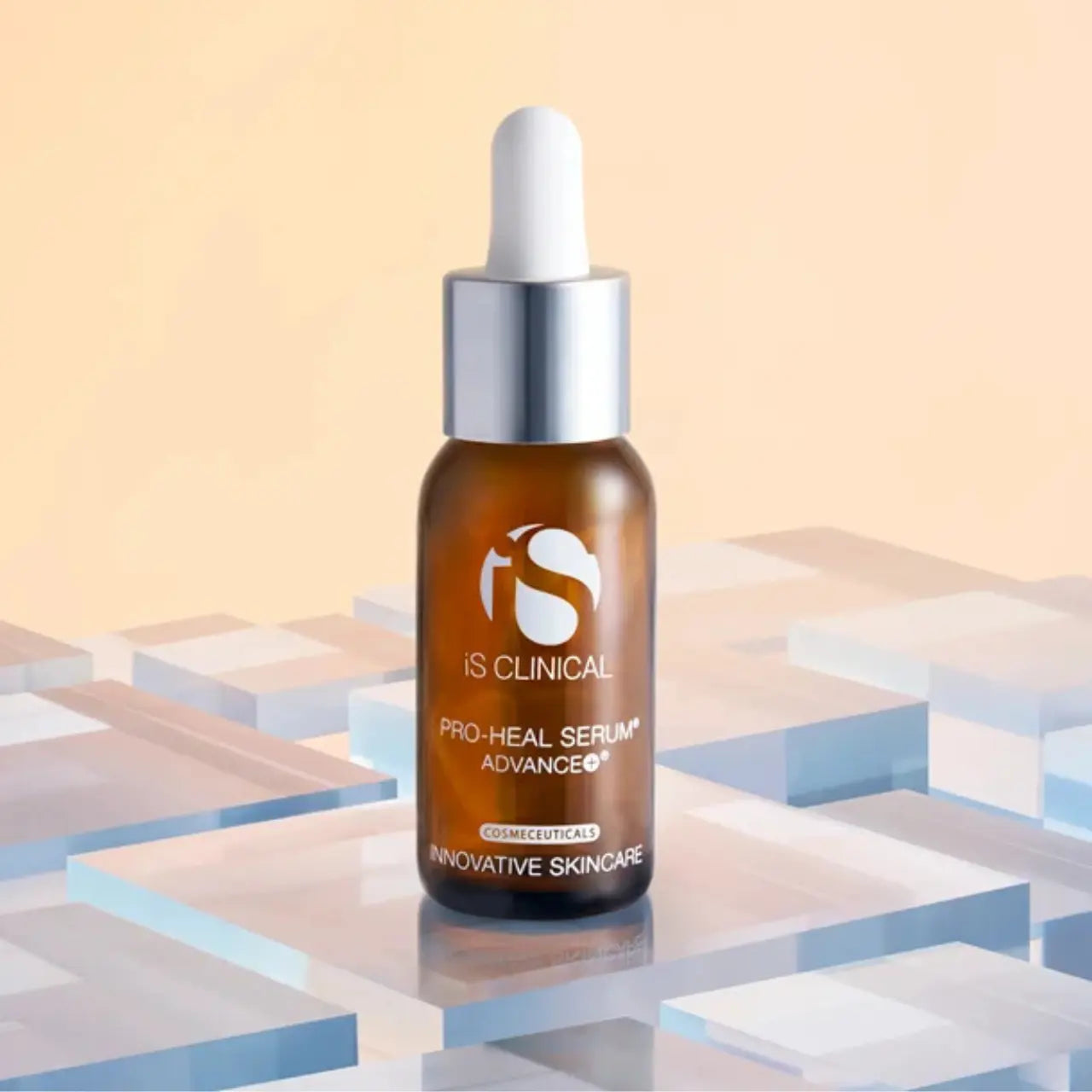 iS CLINICAL Pro-Heal Serum Advance+ providing potent antioxidant protection with Vitamin C, E, and Retinol to defend against environmental stressors.