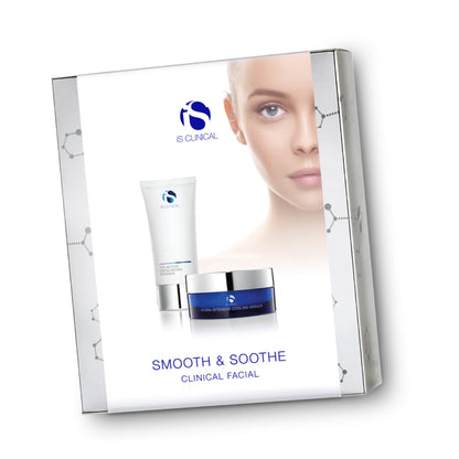 iS CLINICAL Smooth & Soothe Clinical Facial – Dual-Action Exfoliating and Hydrating Treatment for Smooth, Glowing Skin.