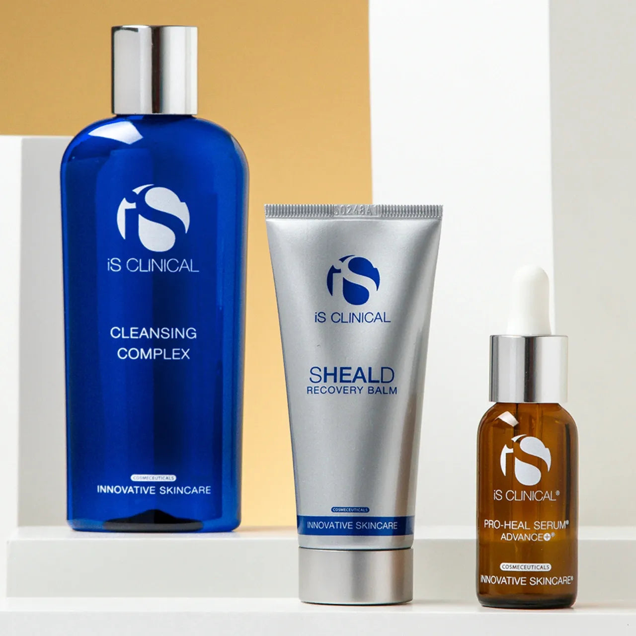 iS CLINICAL Pure Care Collection calming sensitive skin, reducing redness, and irritation.