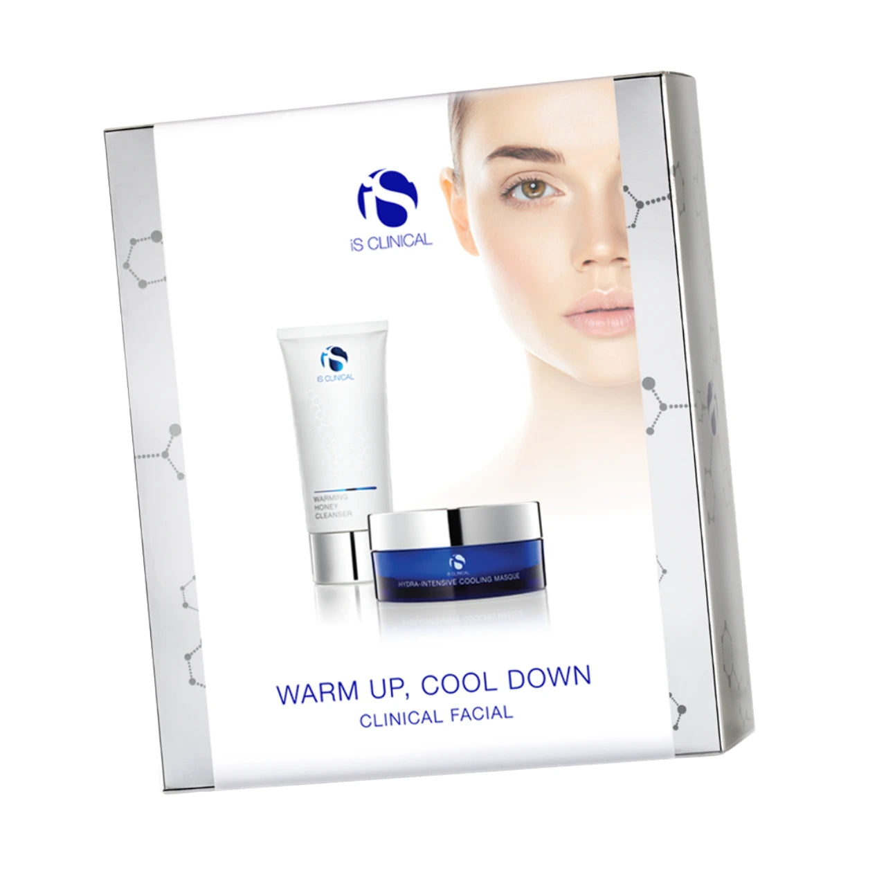 iS CLINICAL Warm Up Cool Down Facial Kit for refreshing, hydrating, and revitalizing skin.