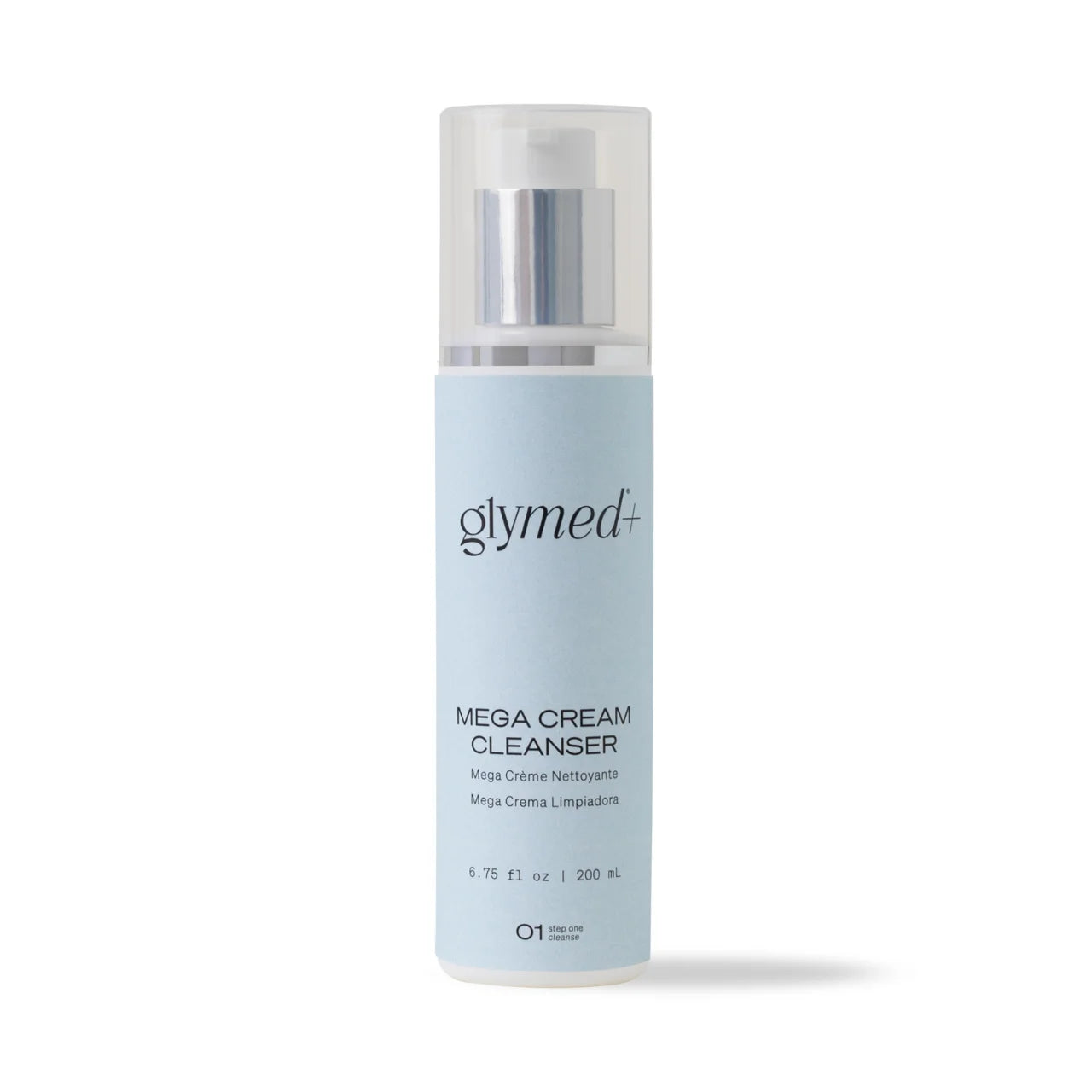 Mega Cream Cleanser by GlyMed Plus - Gentle, hydrating cleanser for all skin types. Removes makeup, soothes sensitive skin, and supports nightly skin repair.