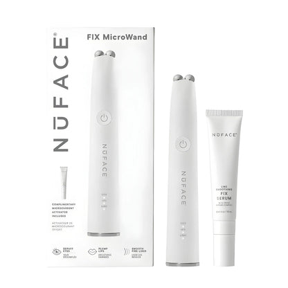 NuFACE FIX MicroWand line smoothing microcurrent device for eyes, lips, and fine lines that instantly lifts, firms, and refreshes skin.
