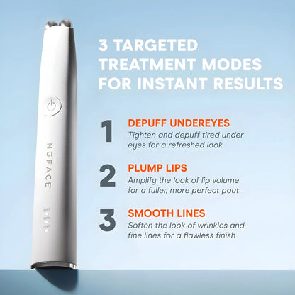 NuFACE FIX MicroWand microcurrent facial device designed to lift, tone, and smooth eyes, lips, and fine lines for instant youthful radiance.