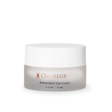 Omnilux Antioxidant Eye Cream hydrates, brightens, and protects the under-eye area with a nourishing, antioxidant-rich formula.