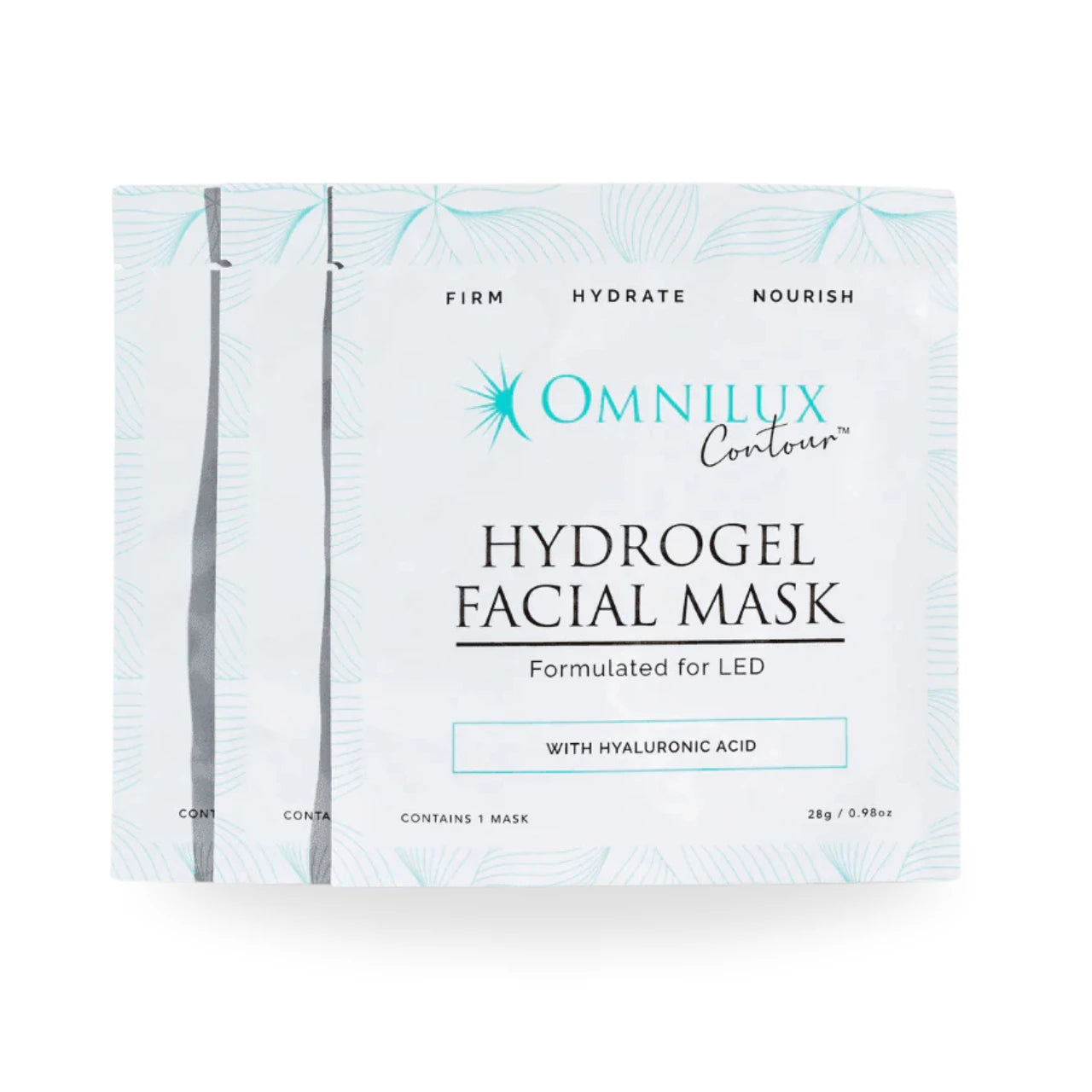 Omnilux Hydrogel Facial Mask – a deeply hydrating, soothing gel mask designed to enhance LED light therapy and nourish the skin.