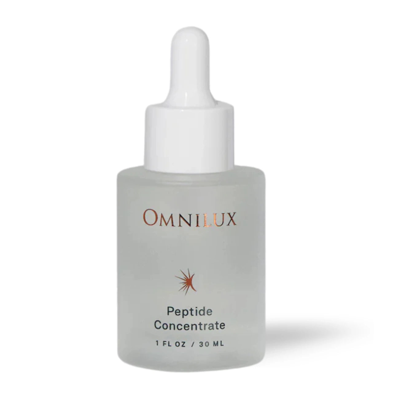 Omnilux Peptide Concentrate is a multi-peptide serum that hydrates, firms, and enhances LED light therapy for youthful, glowing skin.