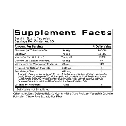 Osmosis Elevate Supplement facts