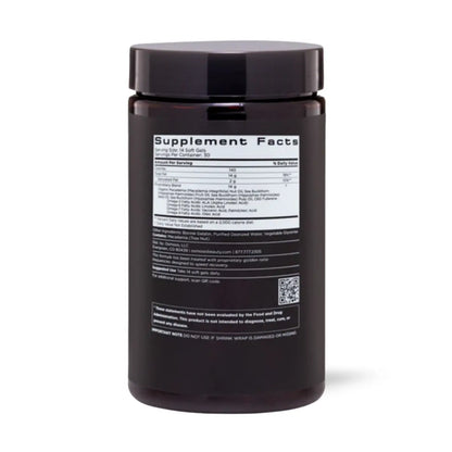 Osmosis Recovery Gel Caps Prebiotic and Omega Supplement for Firm Skin and Gut Health - back bottle