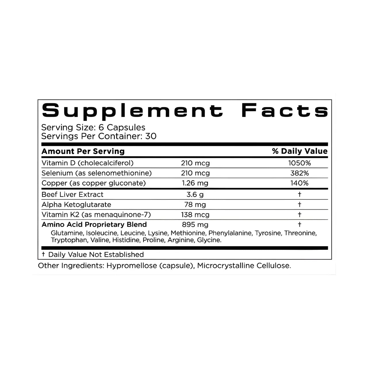 Osmosis Regenerate Liver and Collagen Renewal Supplement Facts