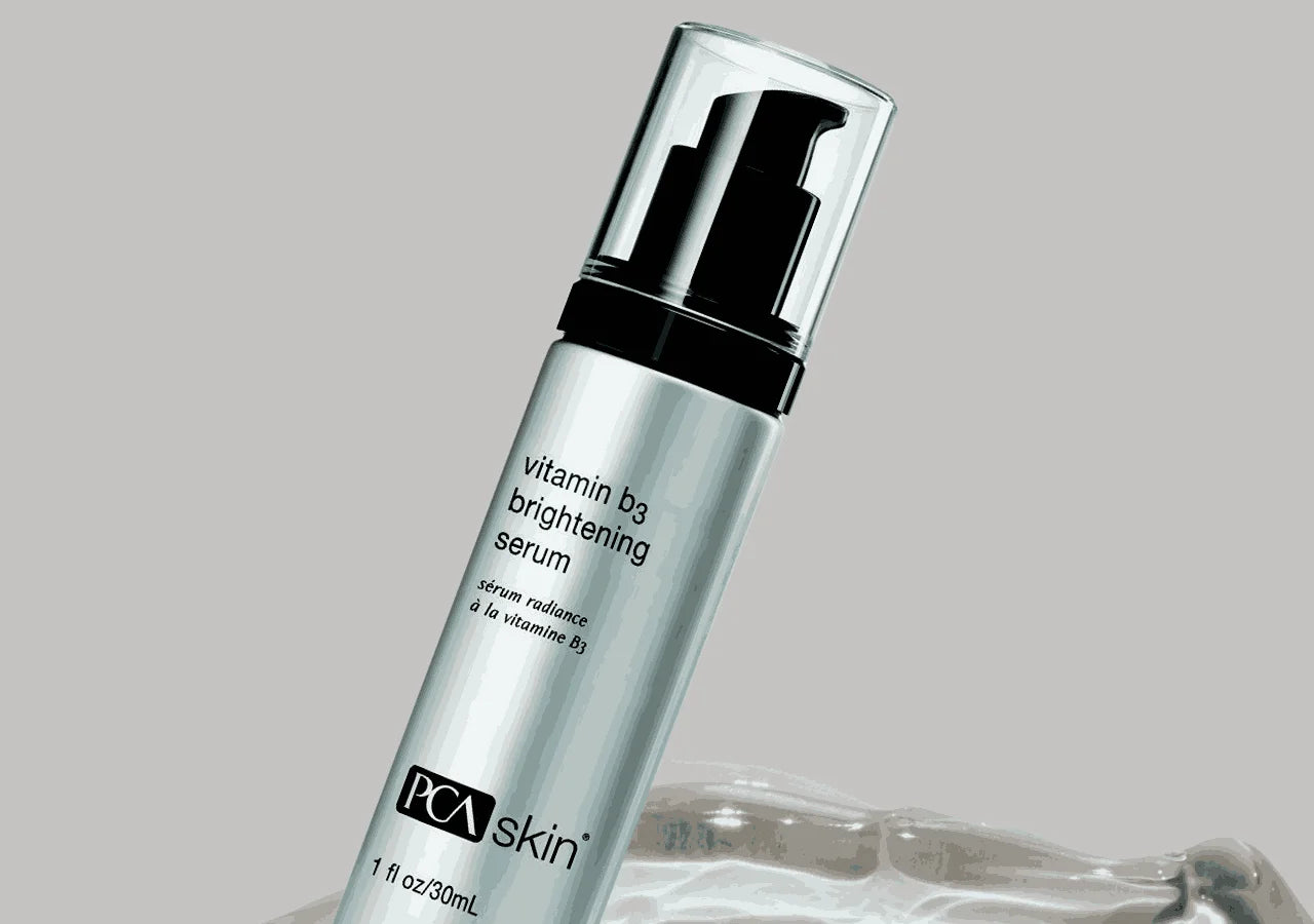 PCA Skin Vitamin B3 Brightening Serum deeply hydrates, nourishes, and protects against environmental stressors.