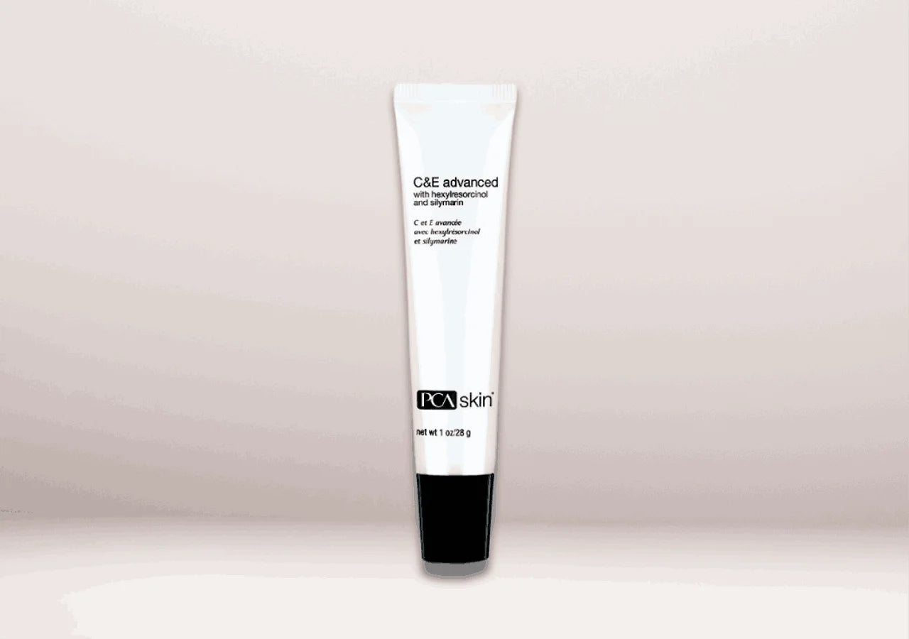 PCA Skin C&E Advanced improves skin texture and brightness with powerful antioxidant protection