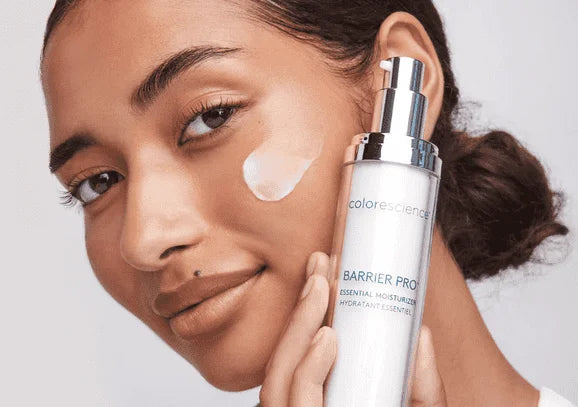 Colorescience Barrier Pro™ Essential Moisturizer is lightweight, non-greasy, and layers seamlessly under sunscreen and makeup for daily hydration and skin protection.