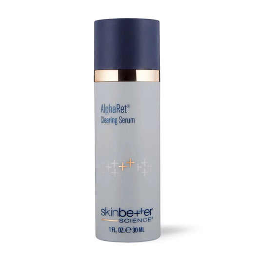 Skinbetter Science AlphaRet® Clearing Serum is a powerful treatment for acne-prone skin, designed to refine texture, clear pores, and support skin health.