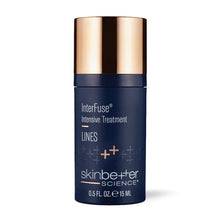 Skinbetter Science® InterFuse® Intensive Treatment LINES – a peptide-rich anti-aging serum that smooths wrinkles, firms skin, and boosts hydration.