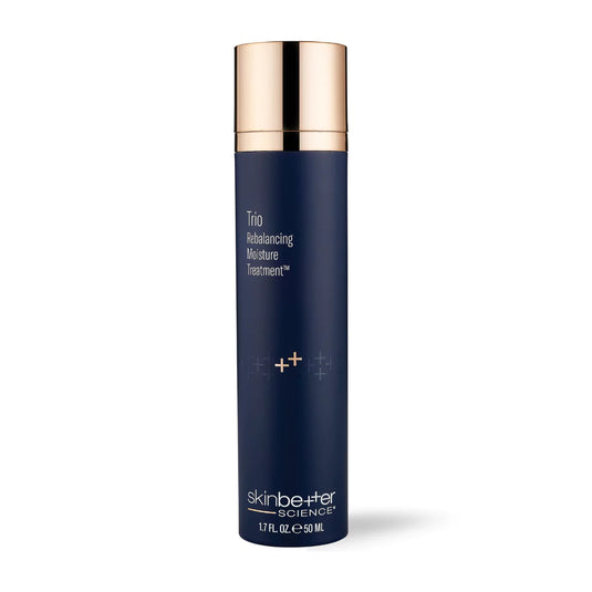 Skinbetter Science Trio Rebalancing Moisture Treatment, an advanced moisturizer with ceramides, cholesterol, and NMF for deep hydration and repair.
