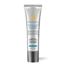 SkinCeuticals Physical Matte UV Defense SPF 50, a 100% physical broad-spectrum sunscreen with a matte finish for oily and combination skin.